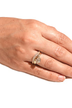 Oval Double Wave Ring