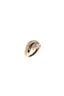 Pear Double Wave Ring