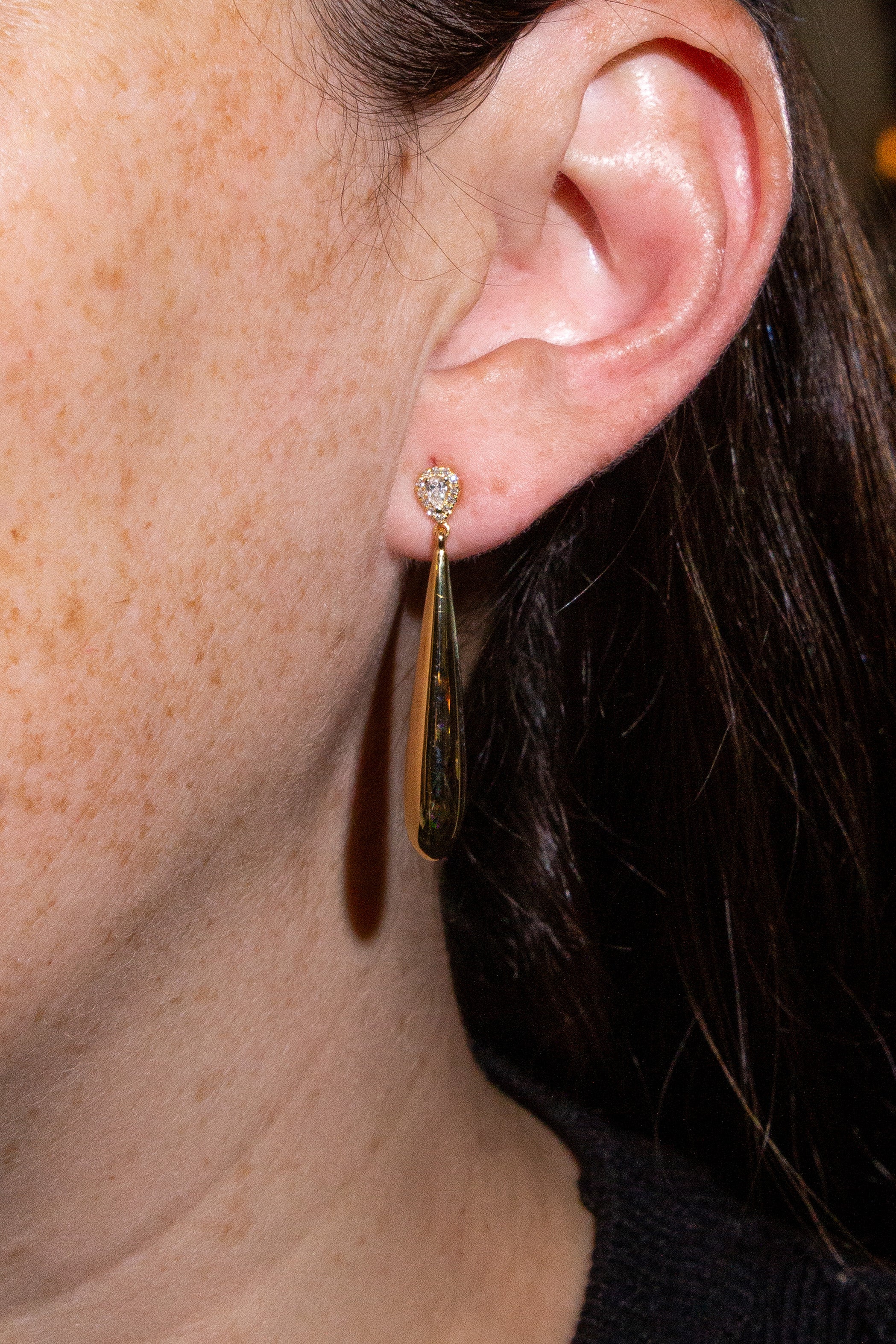 Pear & Drop Earrings Secondary image