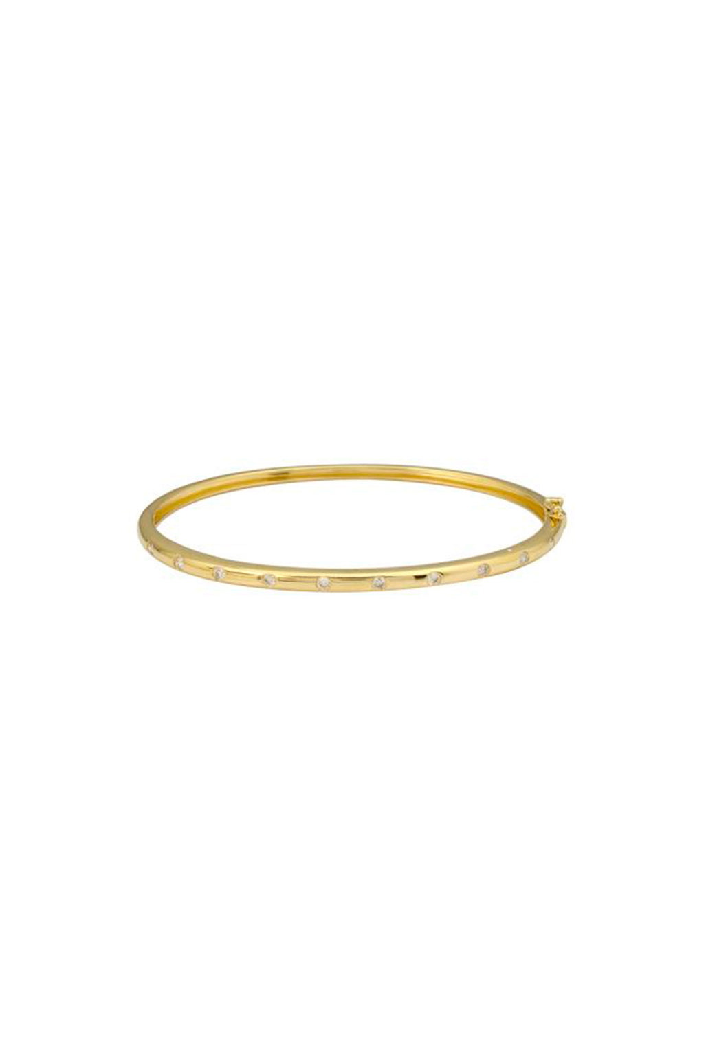 Inlay Diamond Bangle