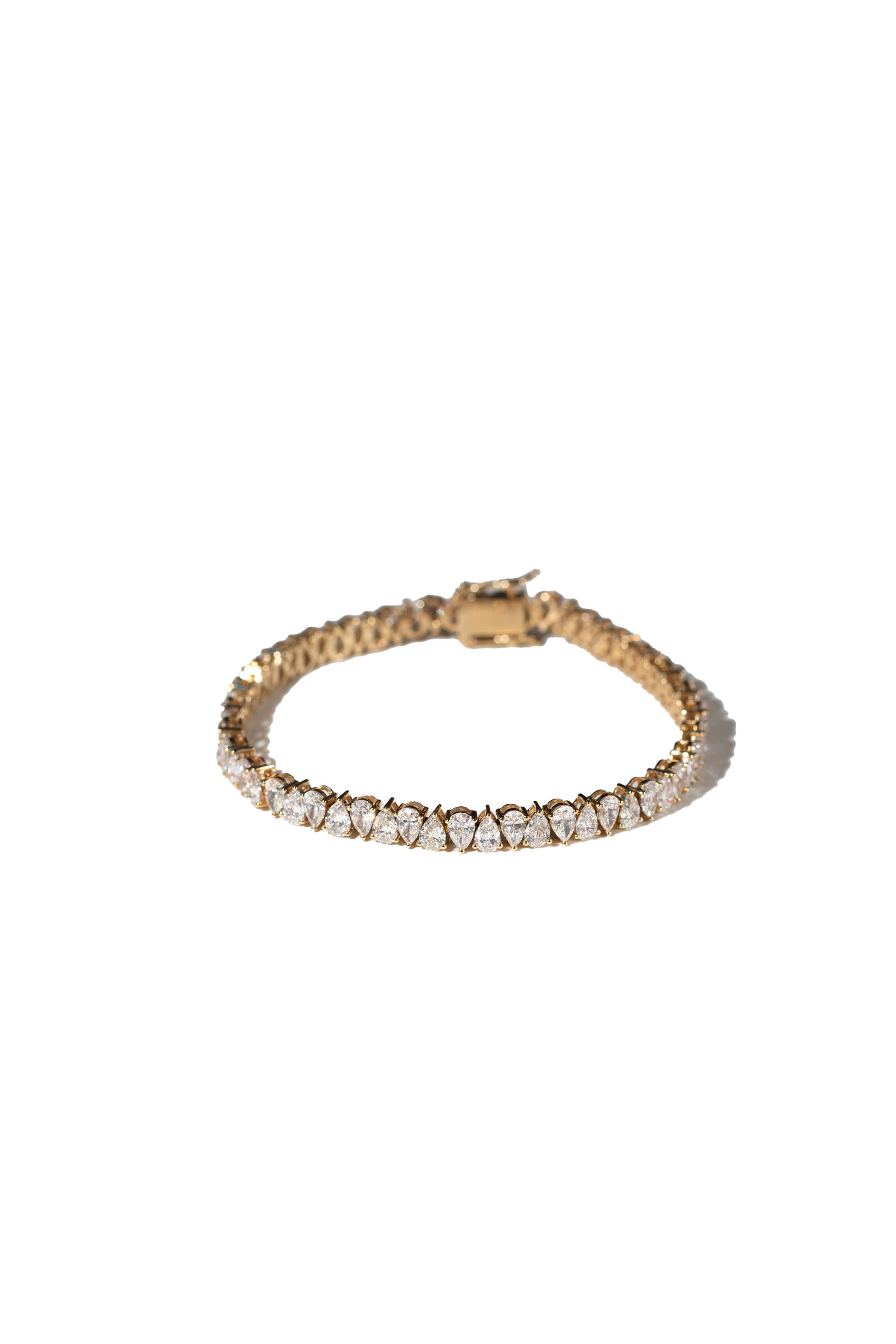 Up & Down Pear Shape Tennis Bracelet Main image