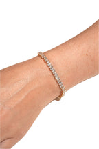 Up & Down Pear Shape Tennis Bracelet