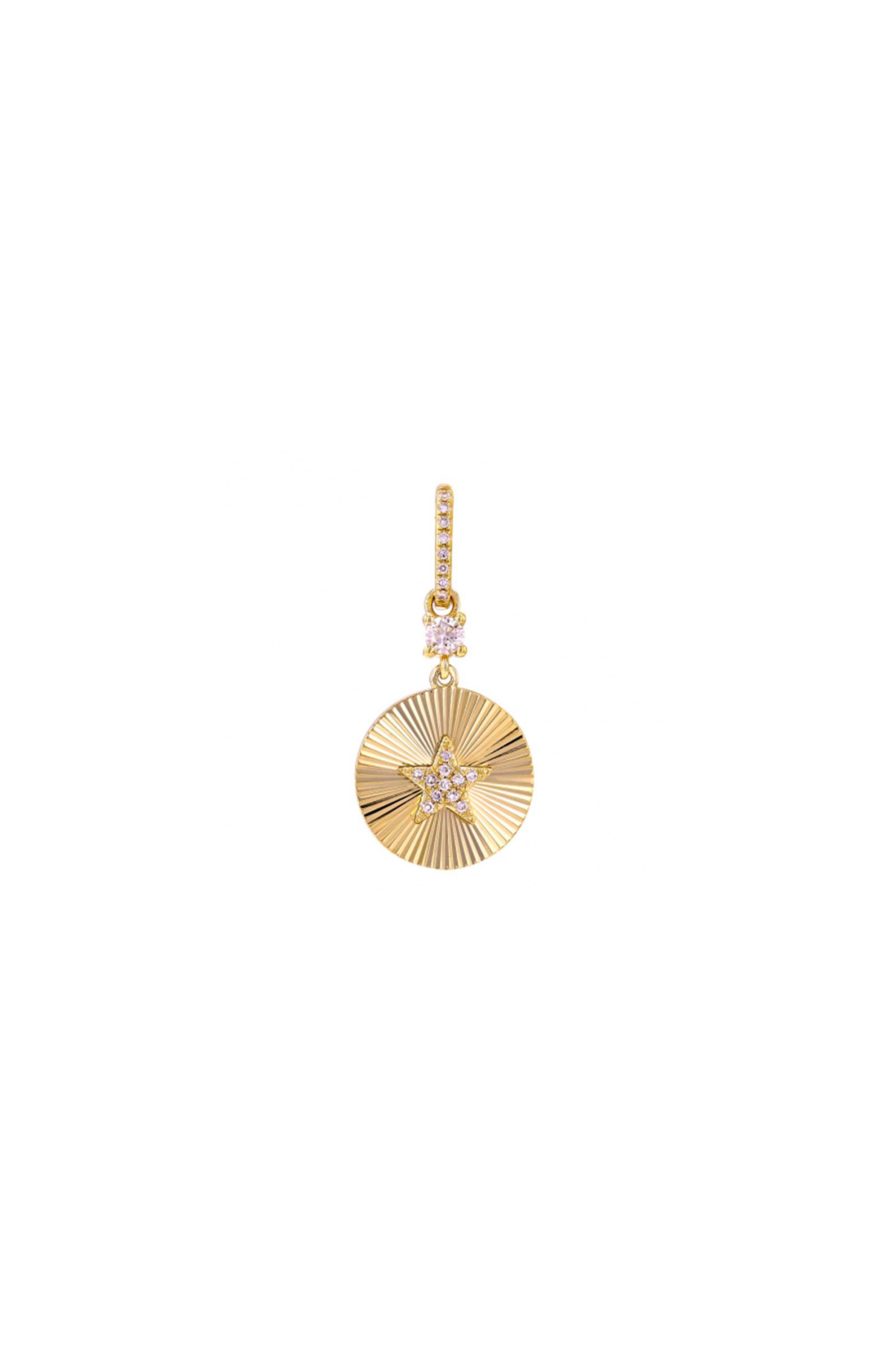 Fluted Diamond Star Charm Main image