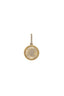 Fluted Diamond Hamsa Diamond Charm