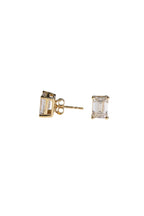 Emerald Cut Studs