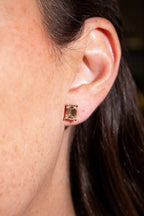 Emerald Cut Studs