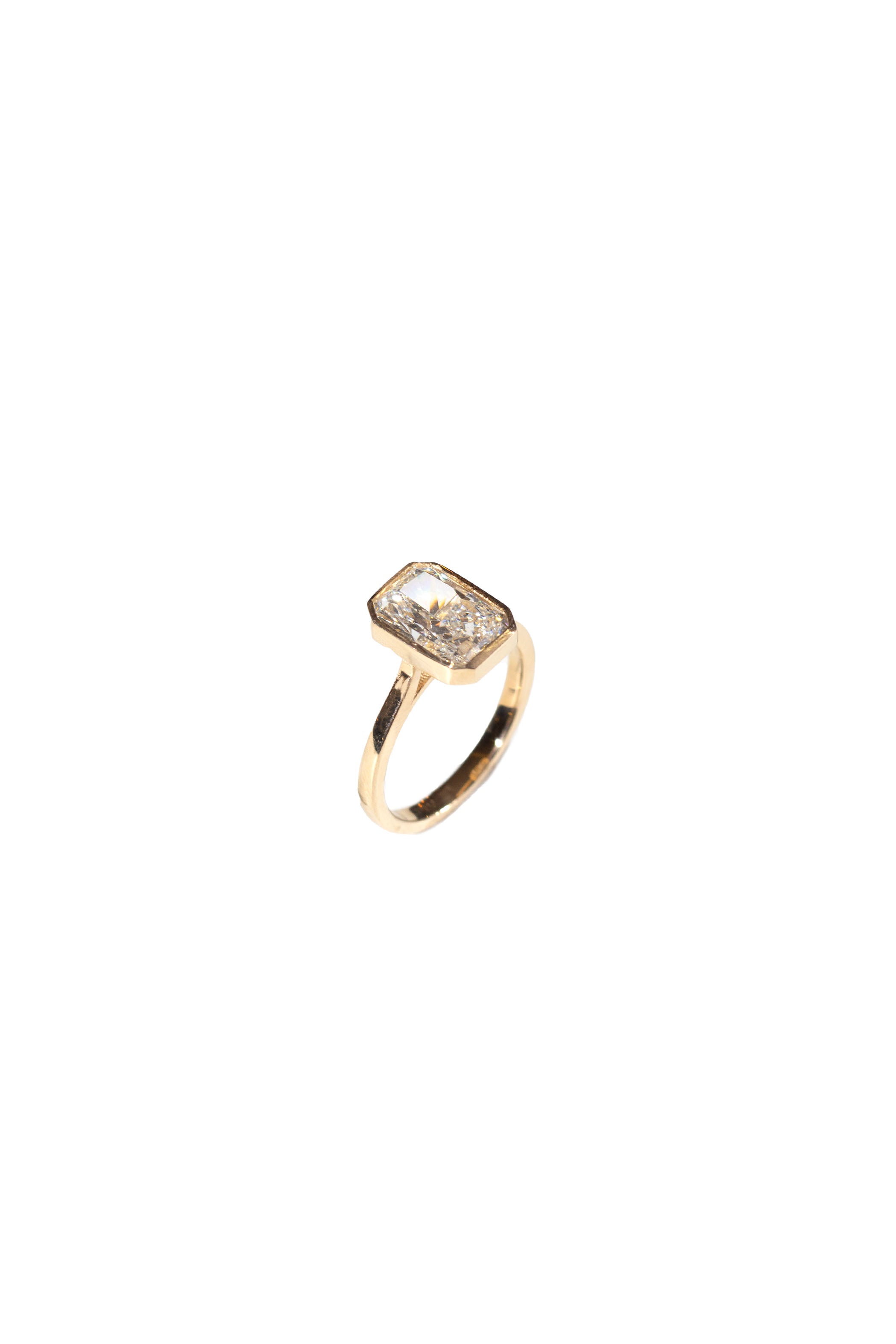 Bezel Set Radiant Ring Main image