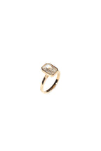 Bezel Set Radiant Ring