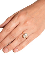 Bezel Set Radiant Ring