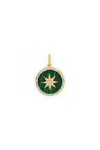 Malachite Star Charm