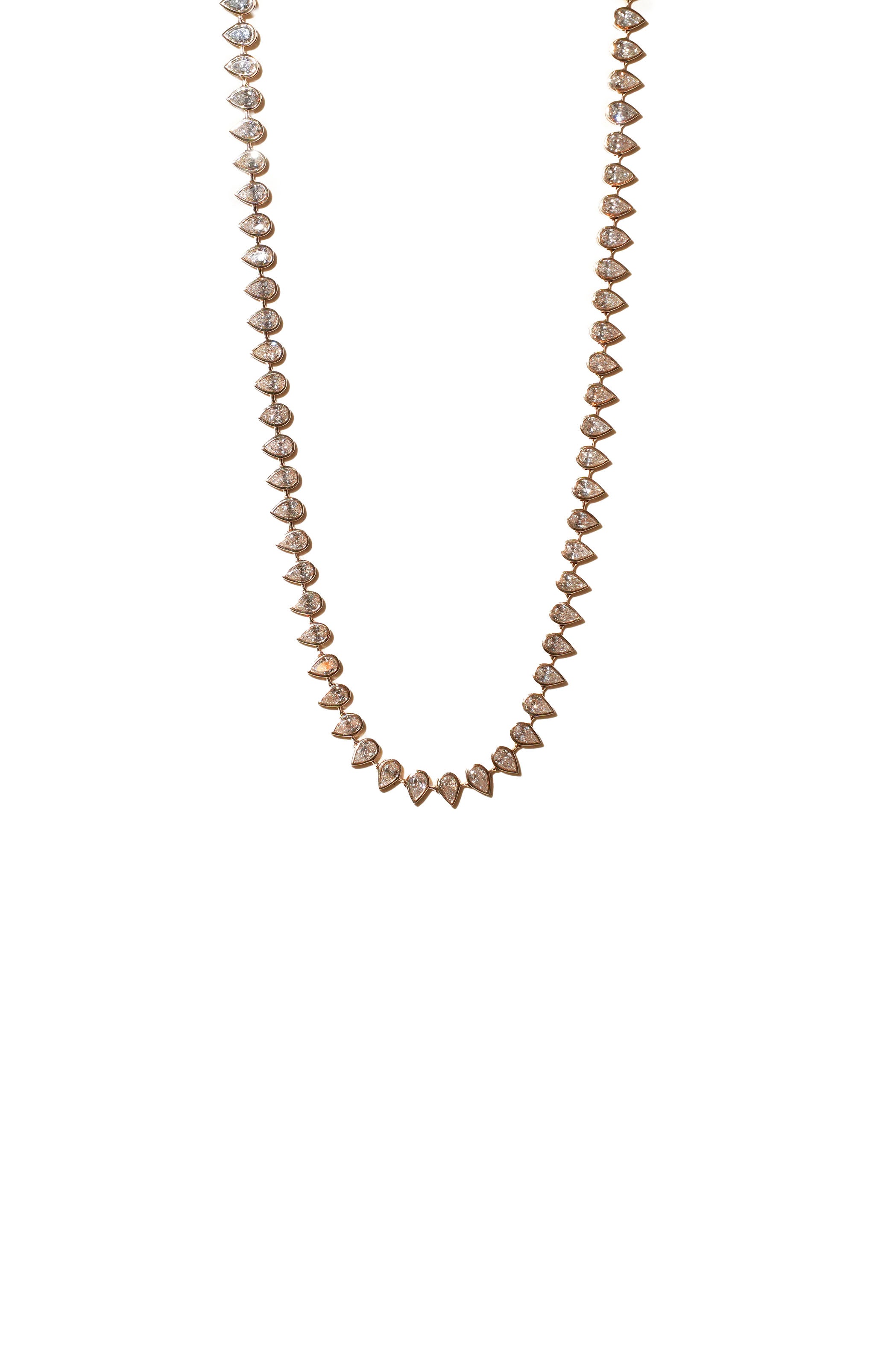 Bezel Set Pear Necklace Main image