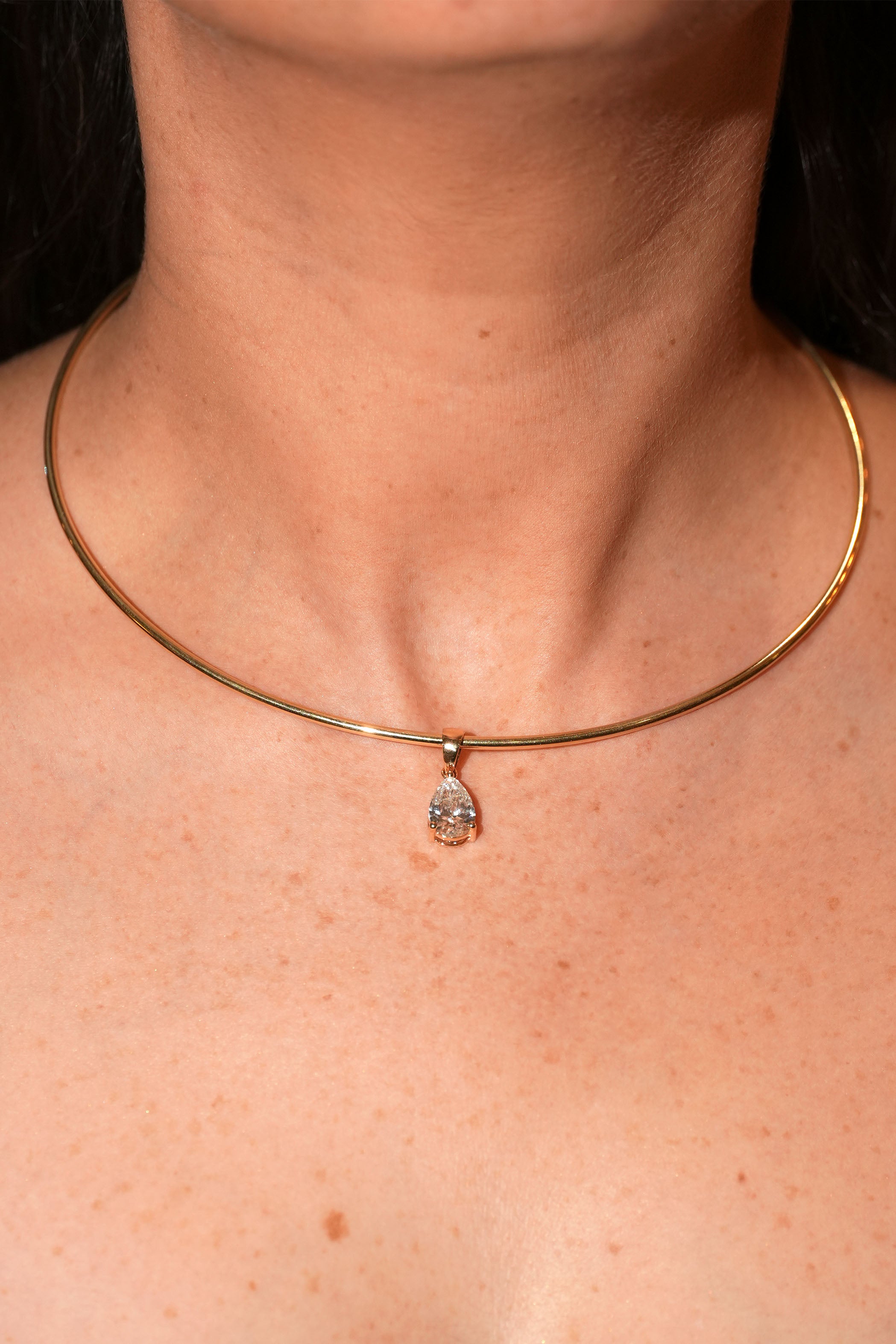 Pear Diamond Charm Secondary image