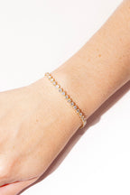 Round Bezel Set Diamond Bracelet