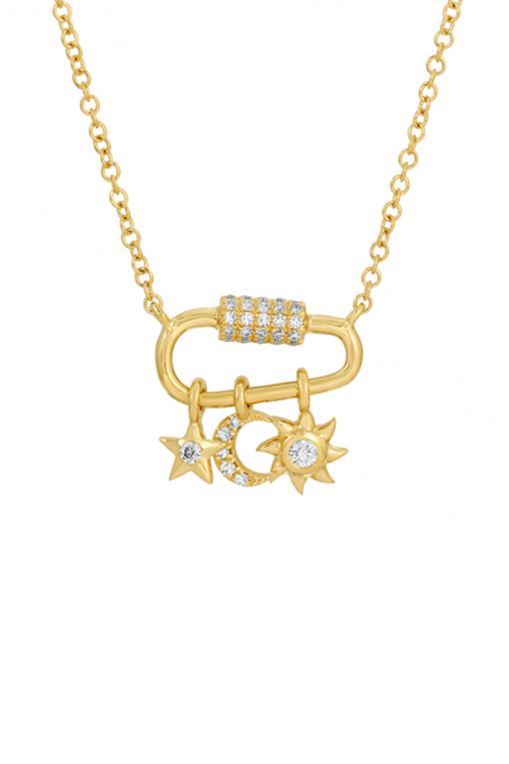 Clip Diamond Necklace