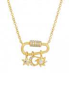 Clip Diamond Necklace