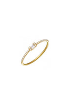 Baguette Pinky Diamond Ring