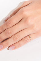 Baguette Pinky Diamond Ring