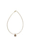 Oval Bezel Set Charm + Omega