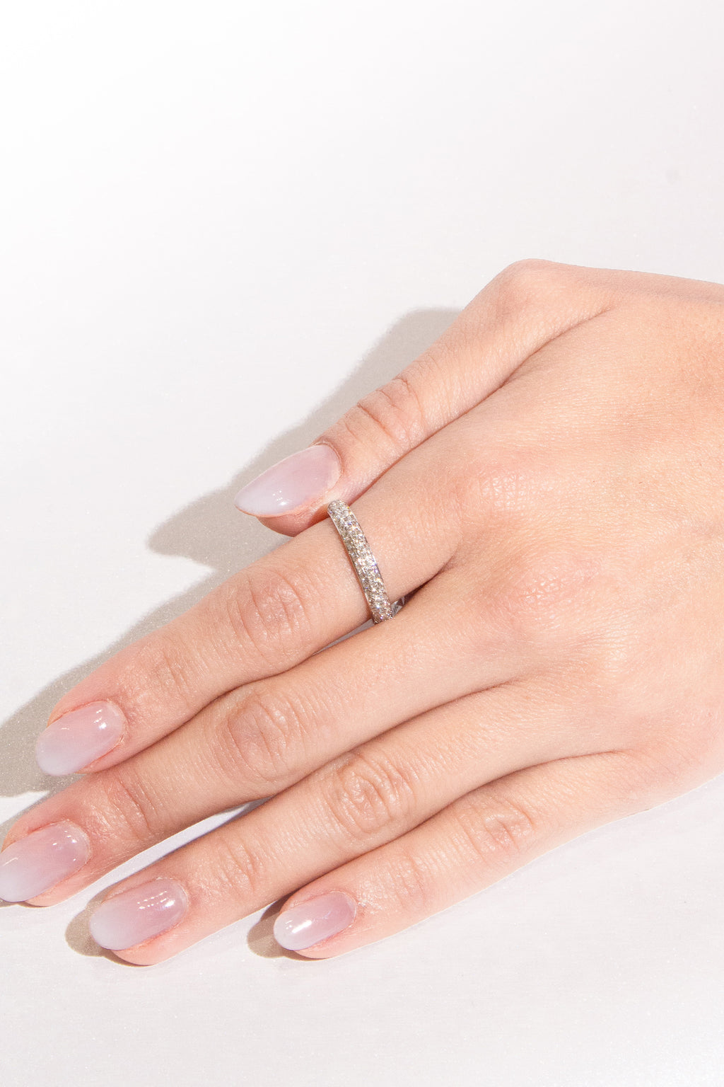 Pave Dome Diamond Ring