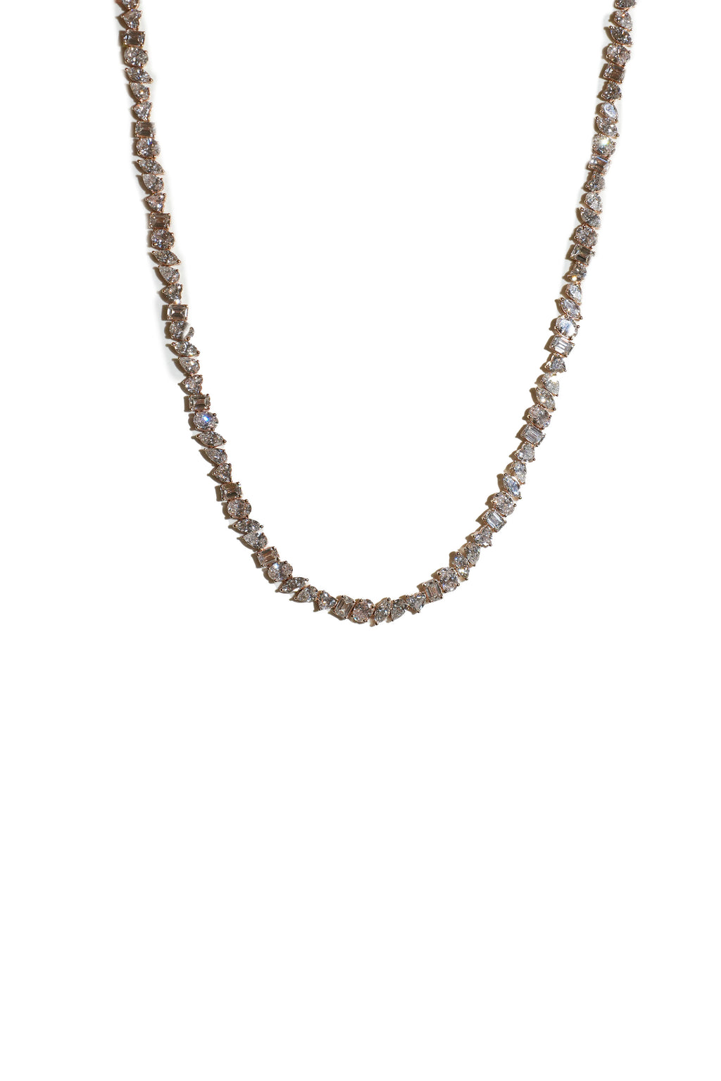 Multishape Tennis Necklace
