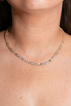 Multishape Tennis Necklace