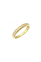 Inlay Round 7 Diamond Ring