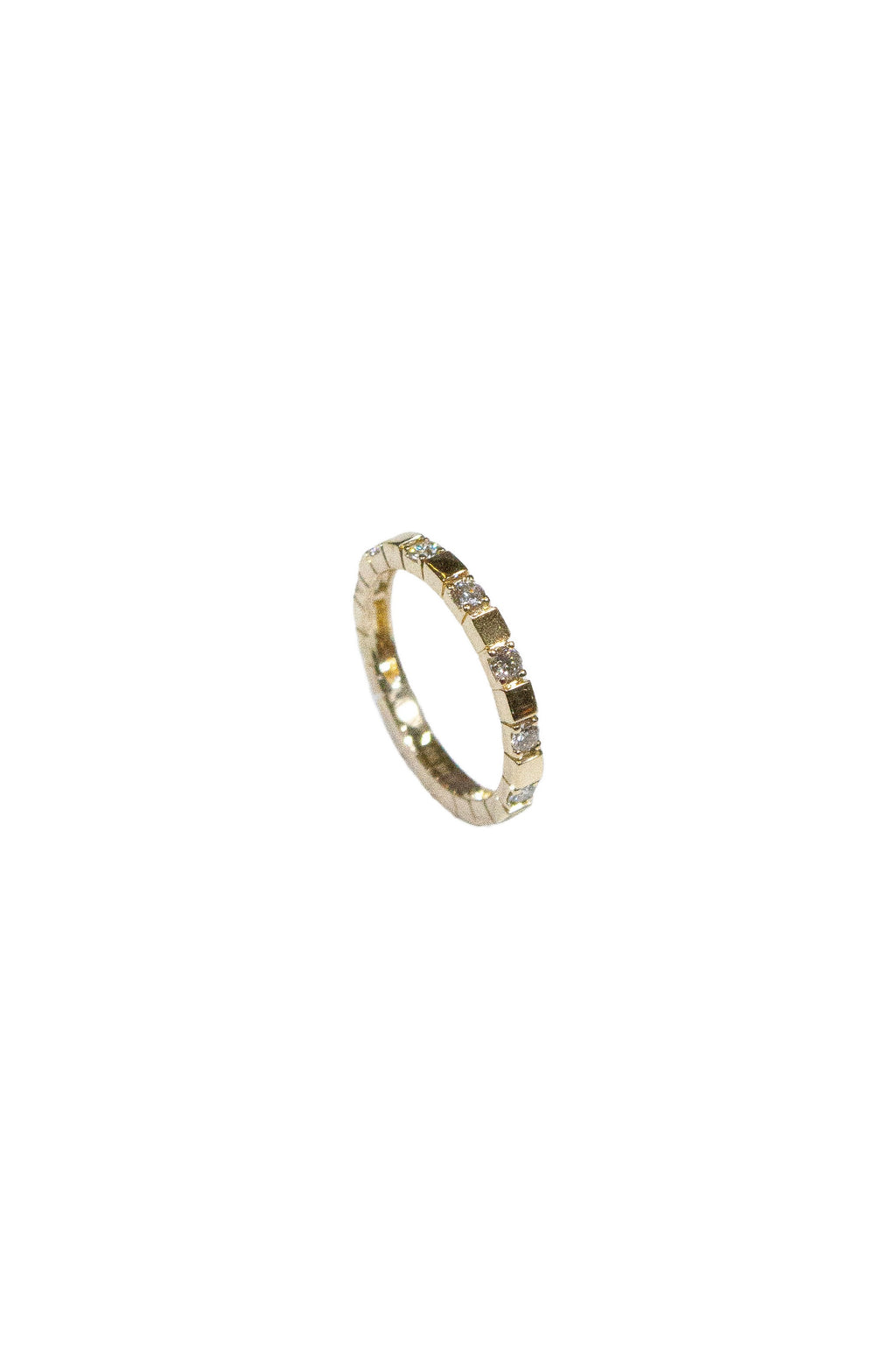 7 Diamond Pinky Ring