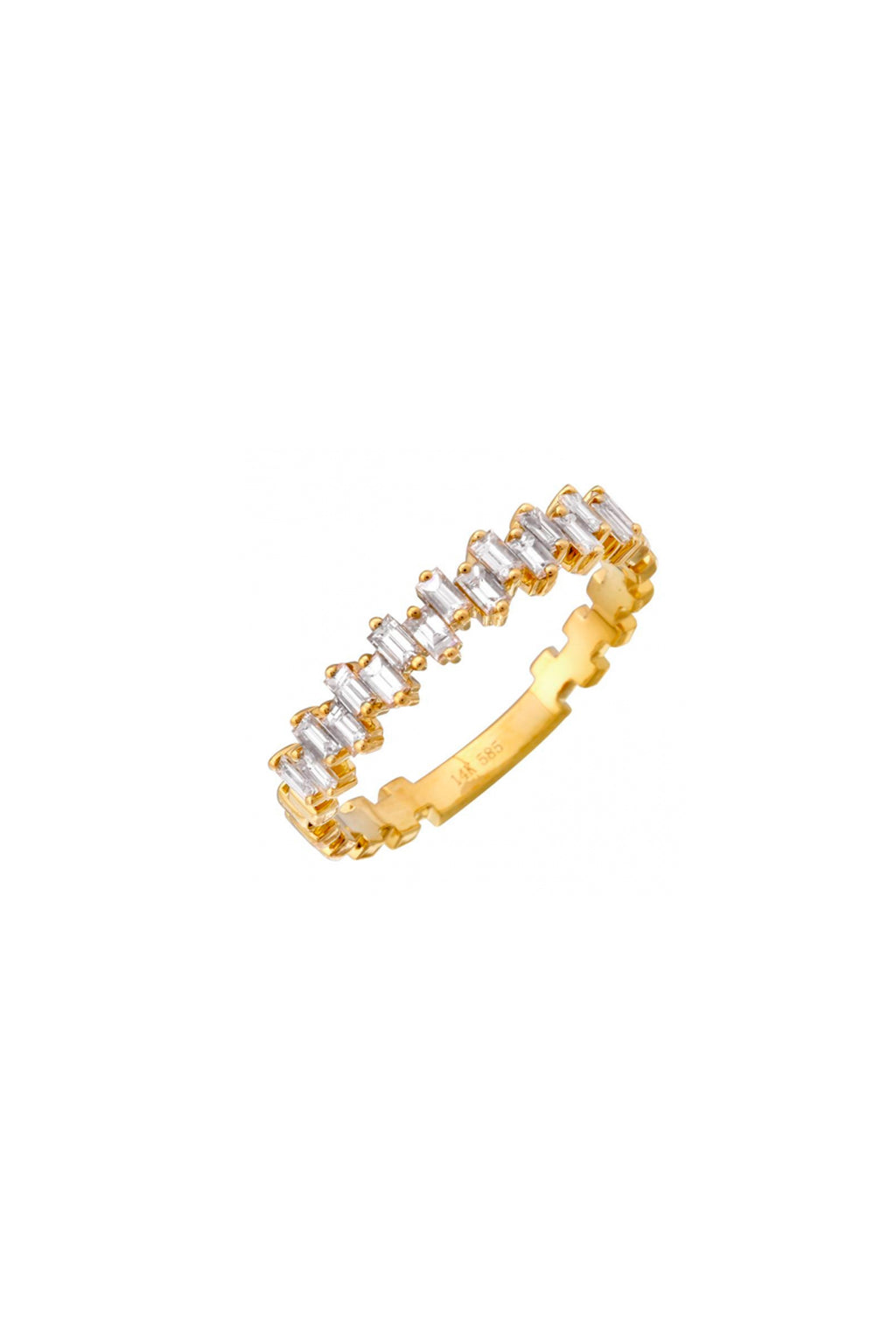 Zigzag Baguette Ring