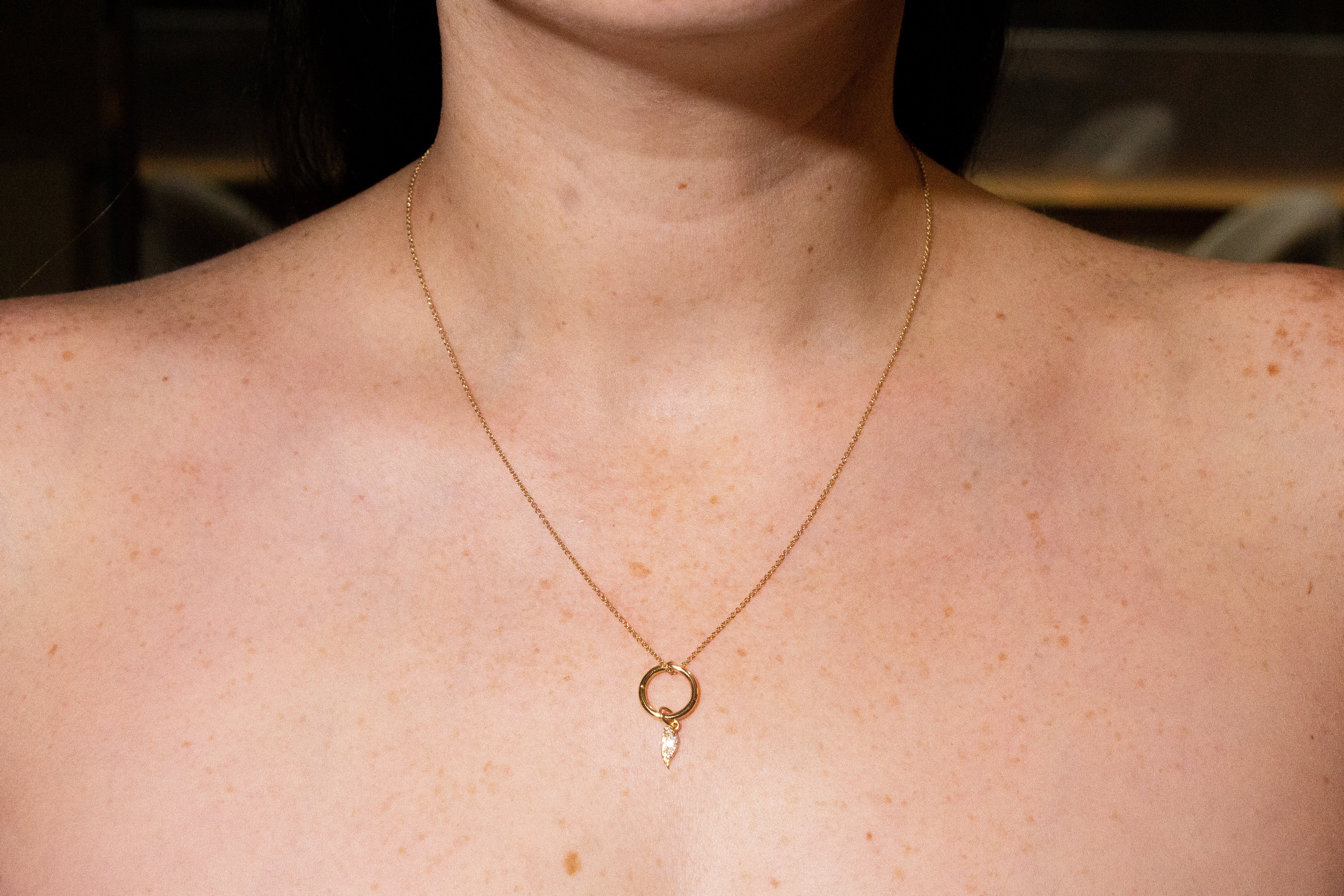 Diamond Angel Wing  Charm Secondary image