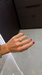Cushion Halo Style Engagement Ring