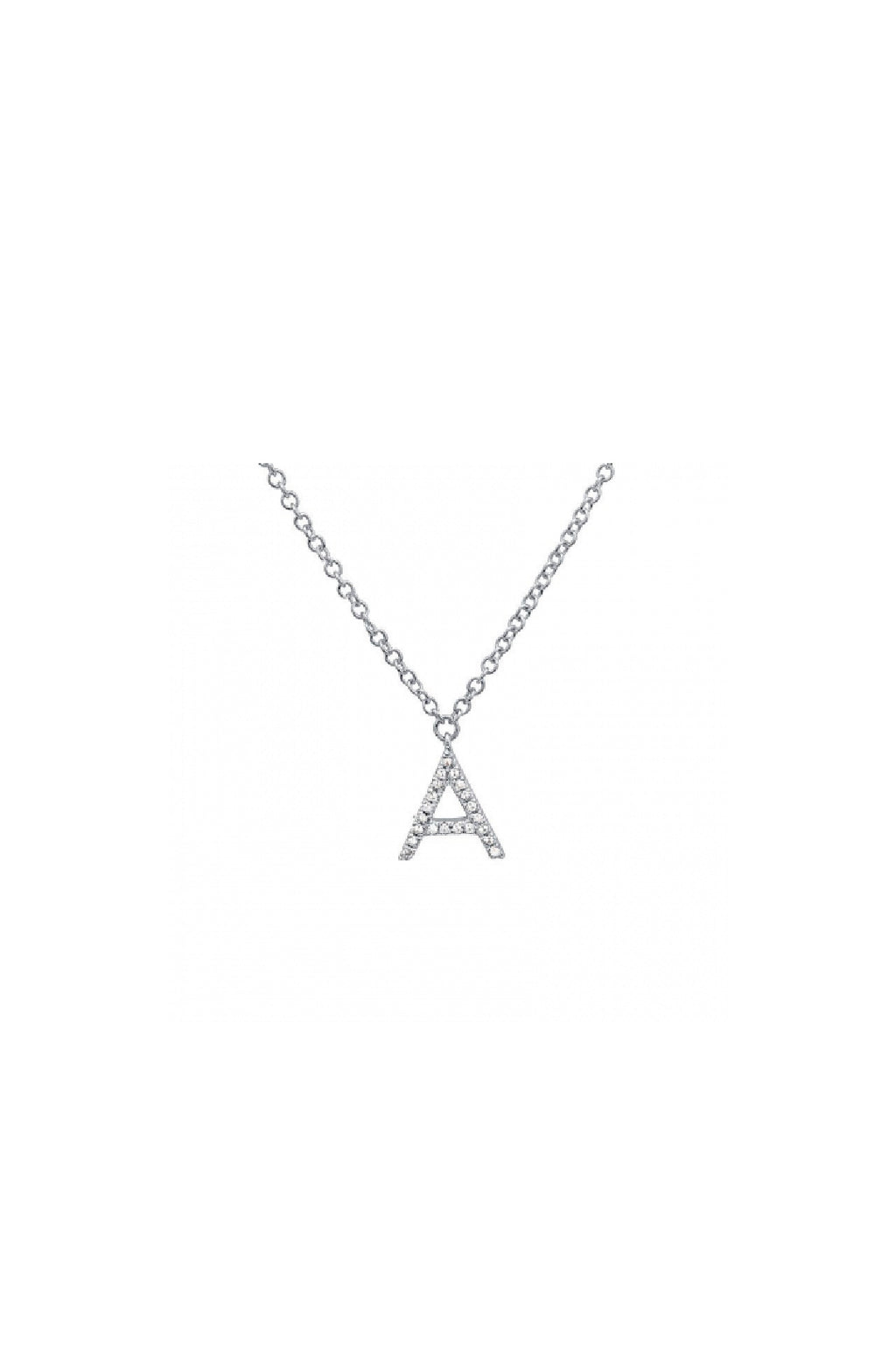Initial Diamond Necklace