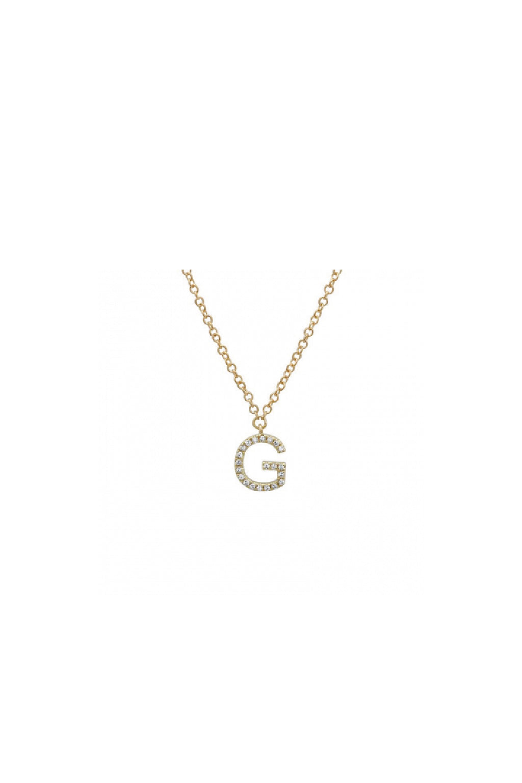 Initial Diamond Necklace