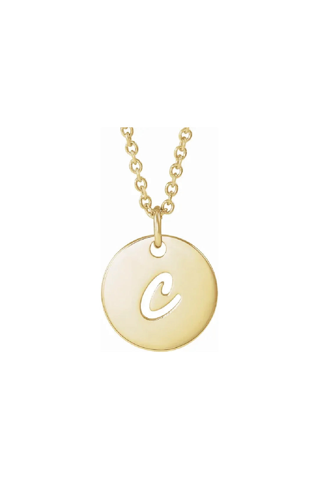 Script Initial Necklace