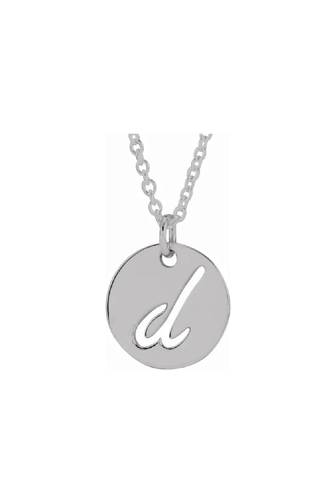 Script Initial Necklace