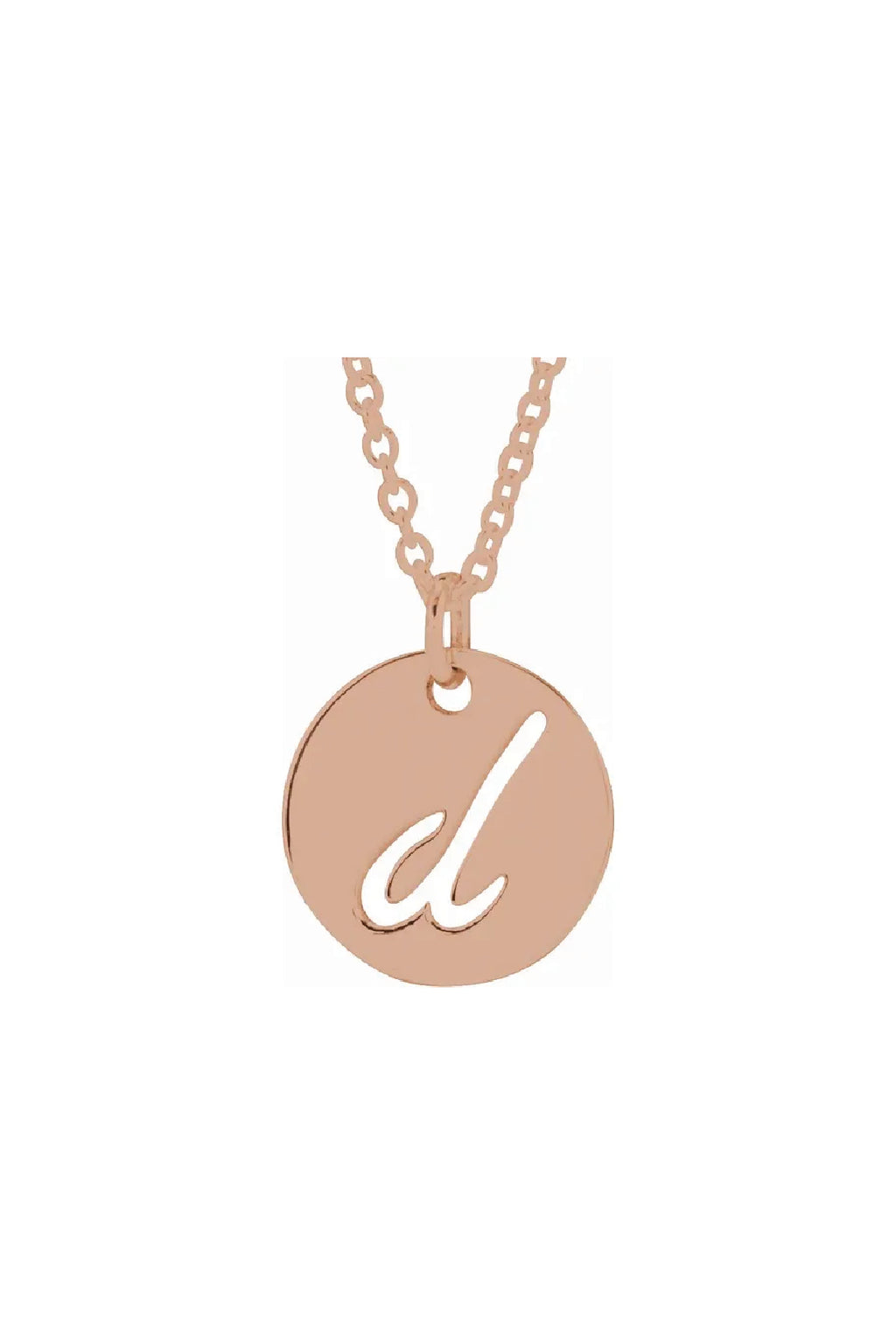 Script Initial Necklace