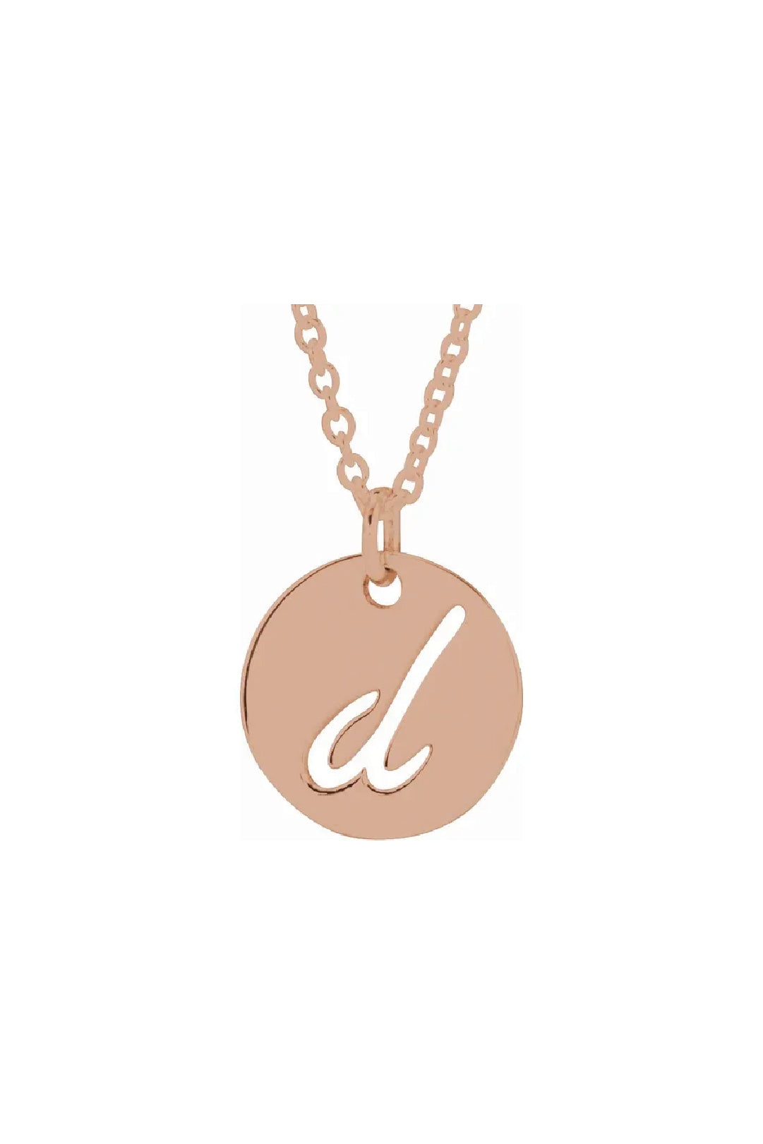 Script Initial Necklace