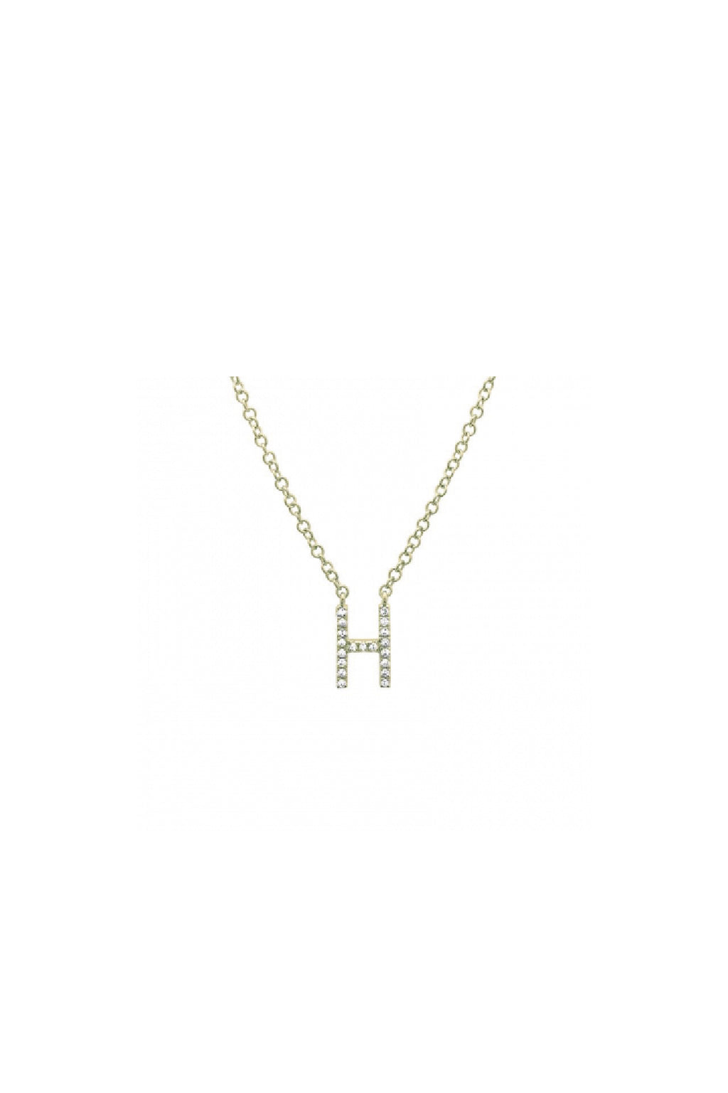 Initial Diamond Necklace