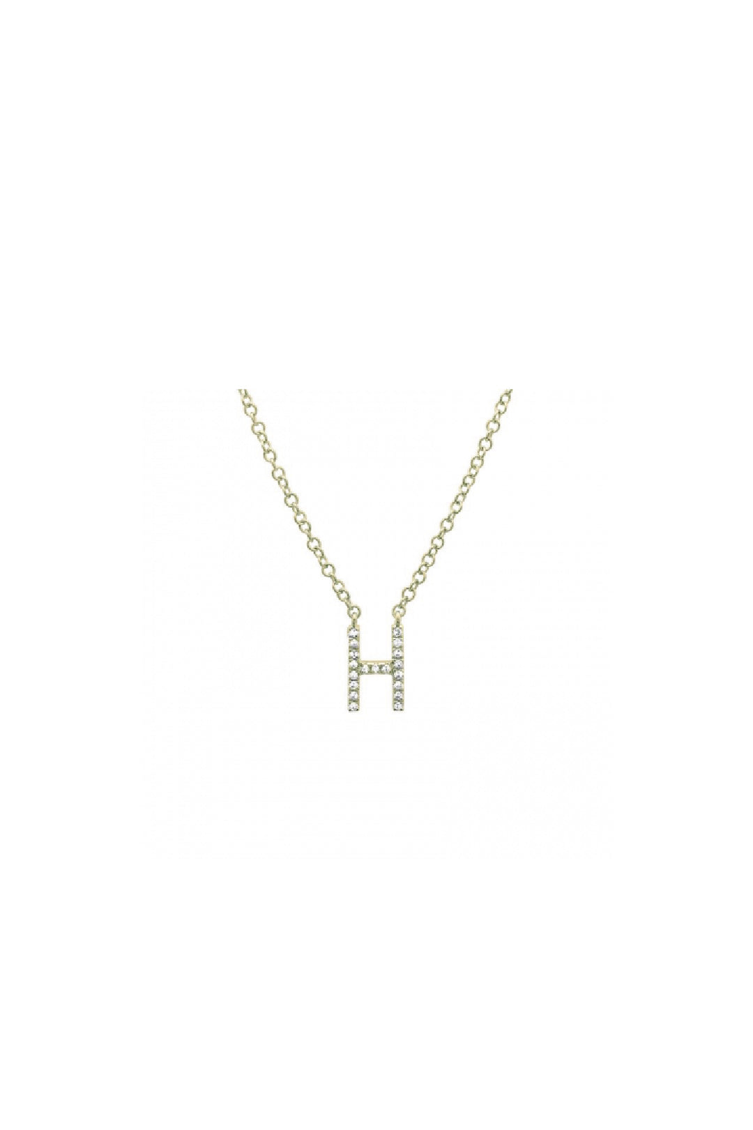 Initial Diamond Necklace