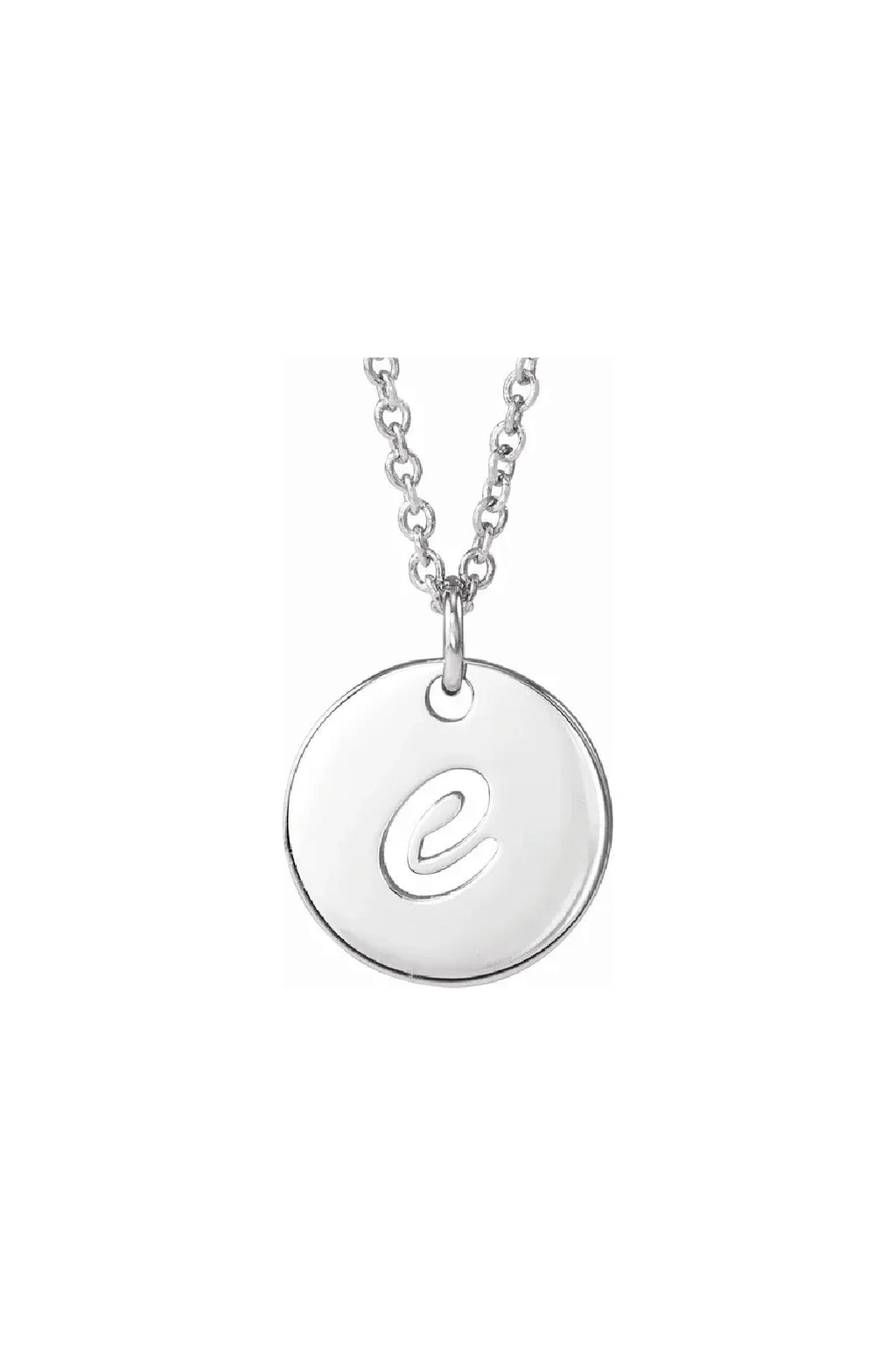 Script Initial Necklace
