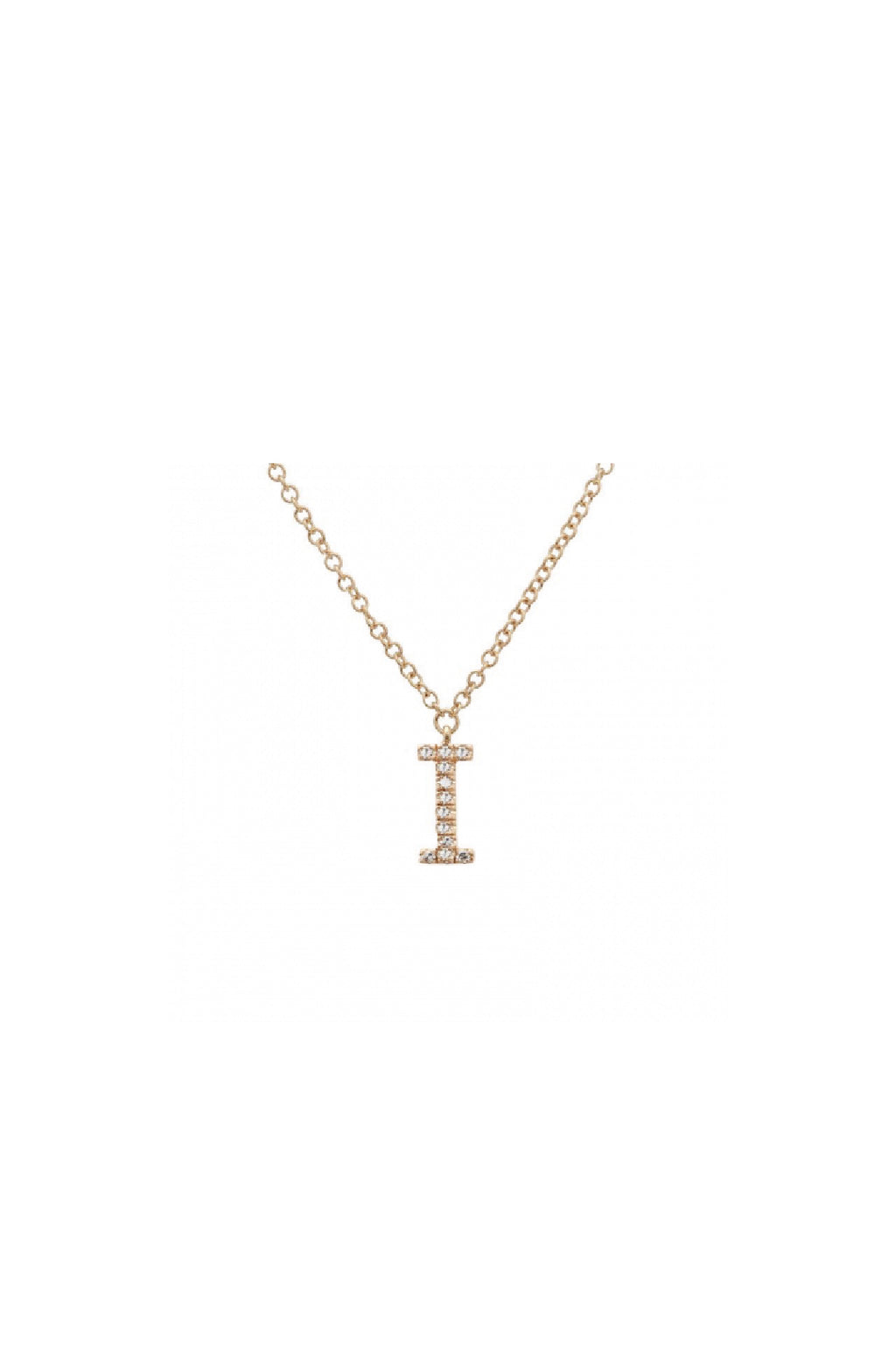 Initial Diamond Necklace