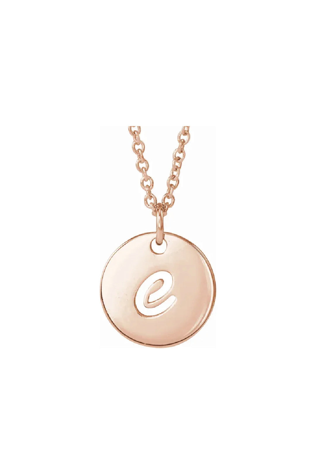Script Initial Necklace