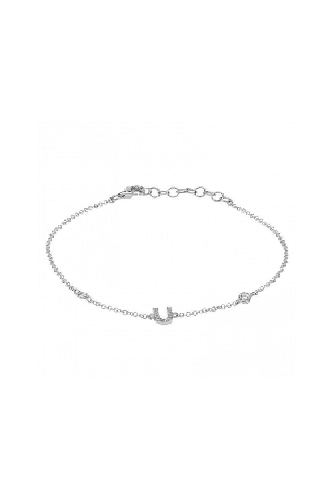 Initial Diamond Bracelet
