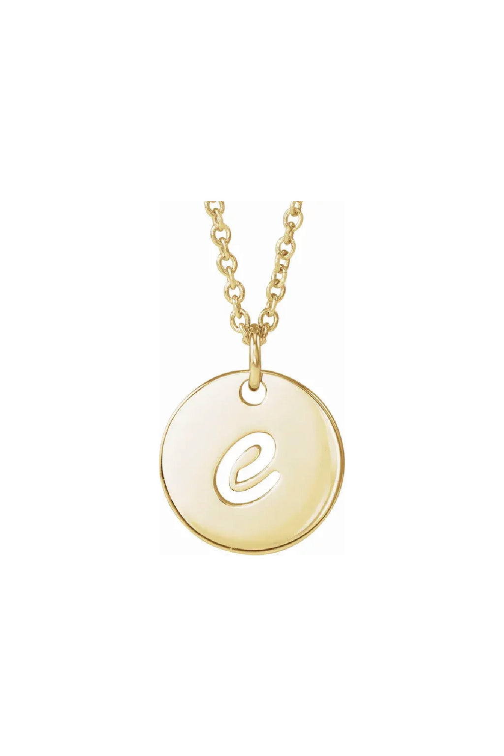Script Initial Necklace
