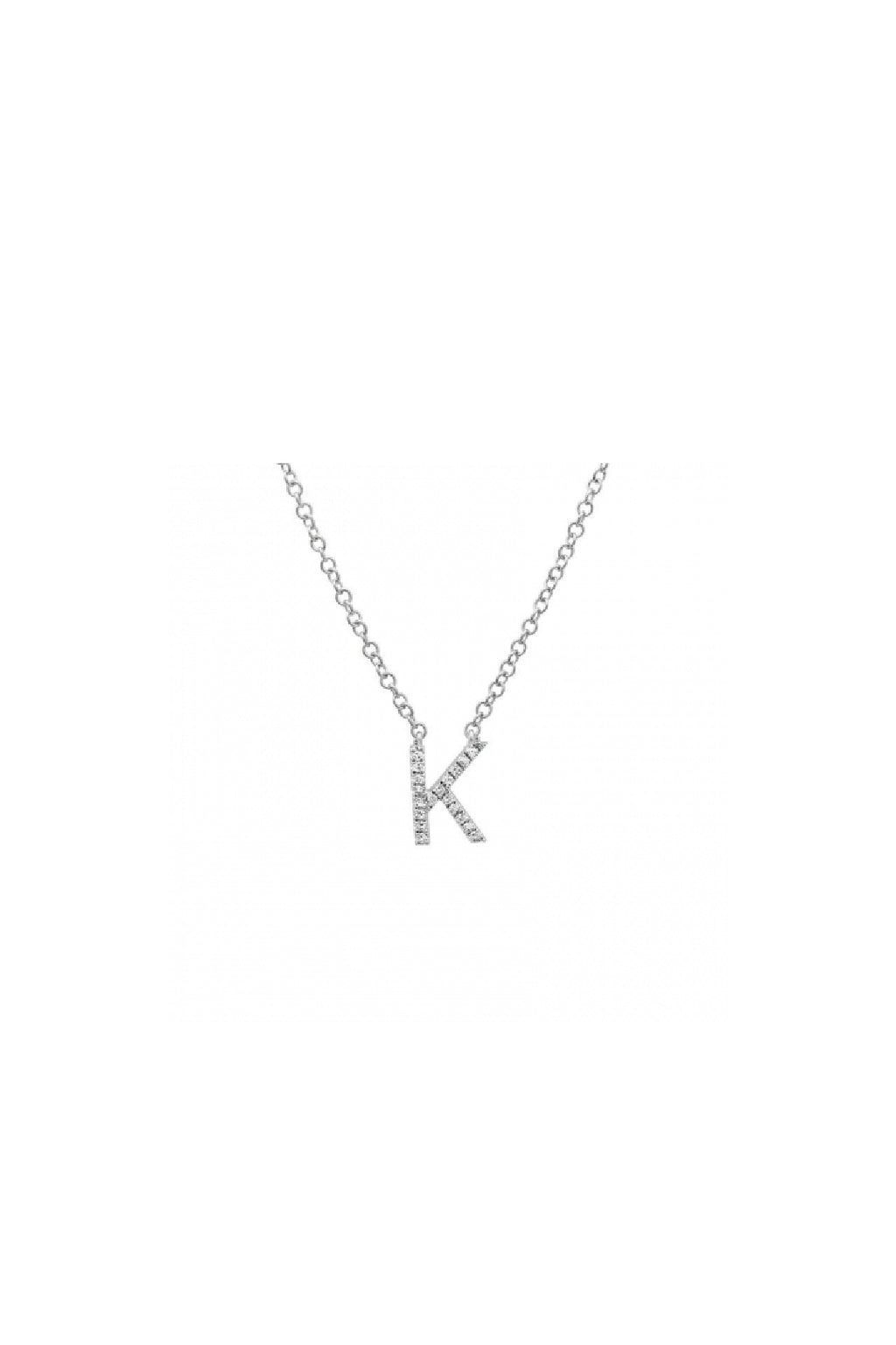 Initial Diamond Necklace
