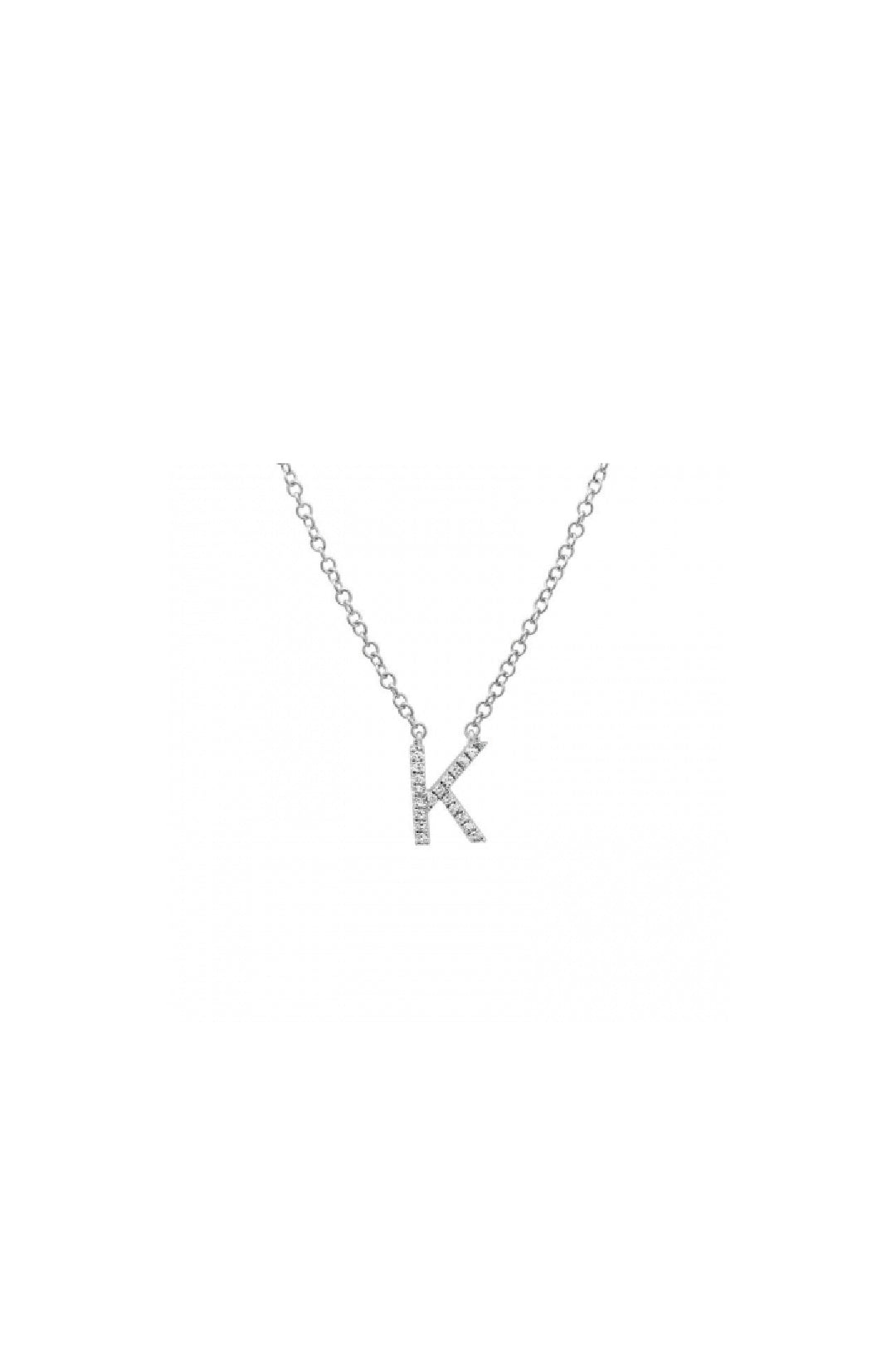 Initial Diamond Necklace