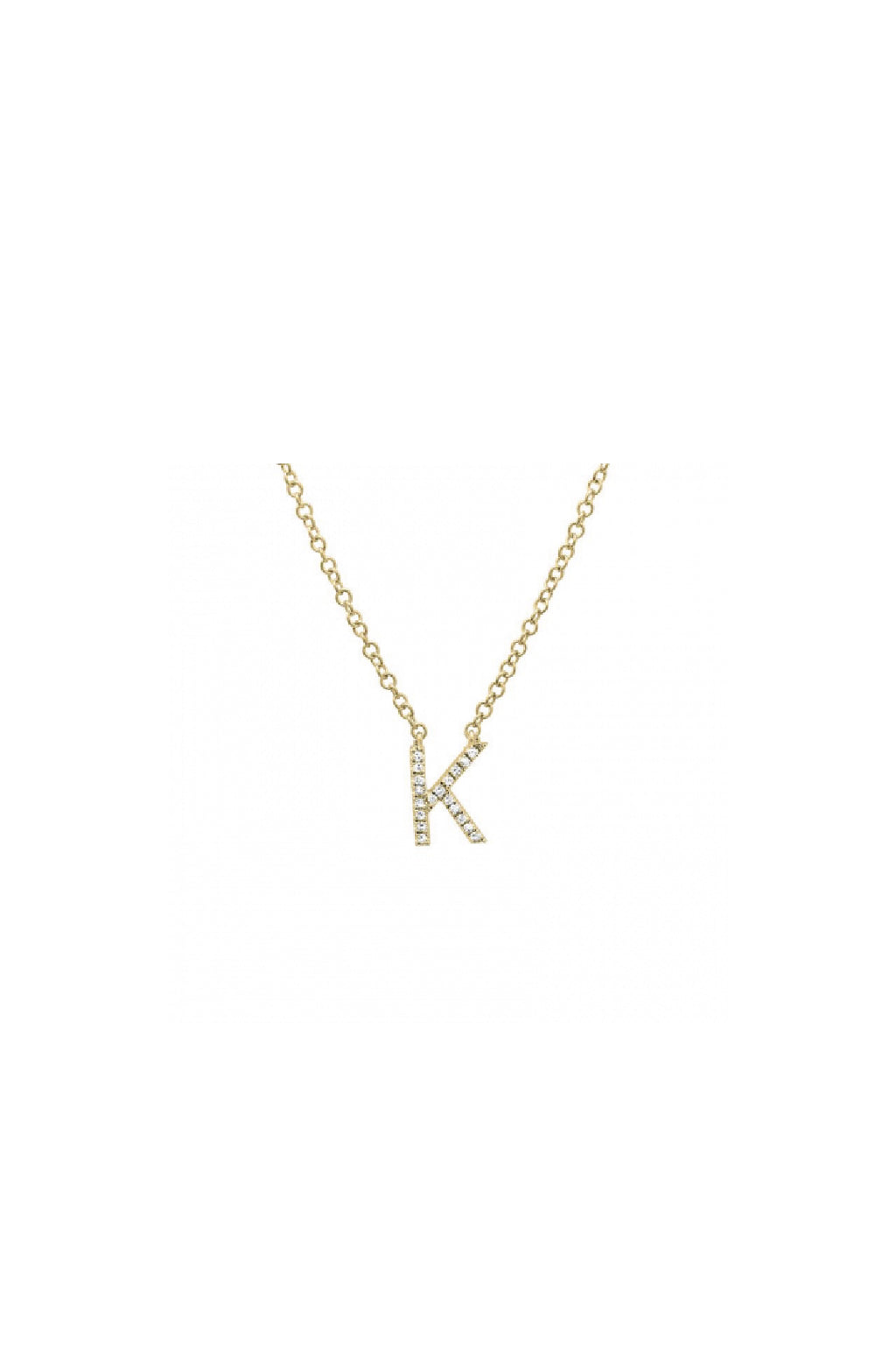 Initial Diamond Necklace