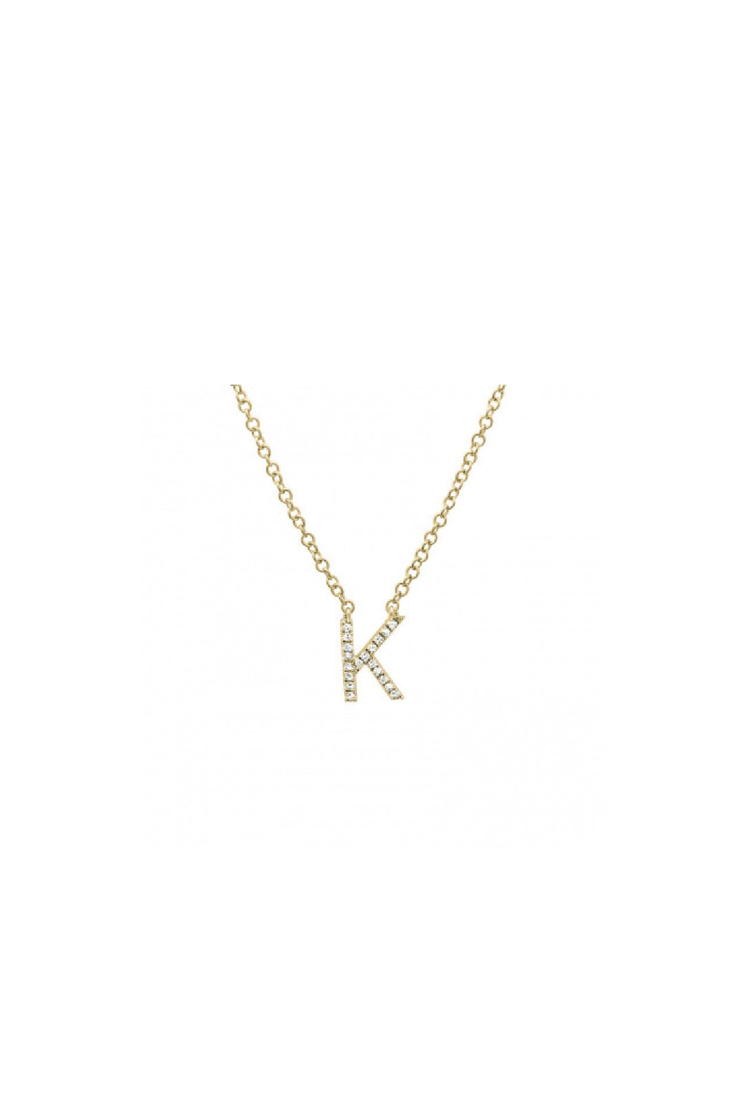 Initial Diamond Necklace