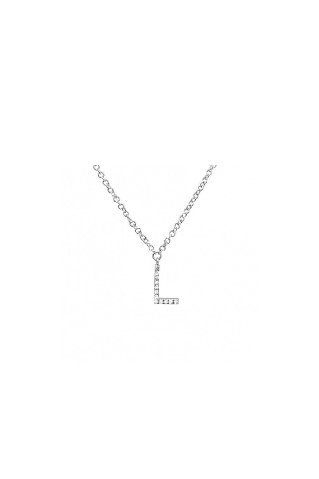 Initial Diamond Necklace