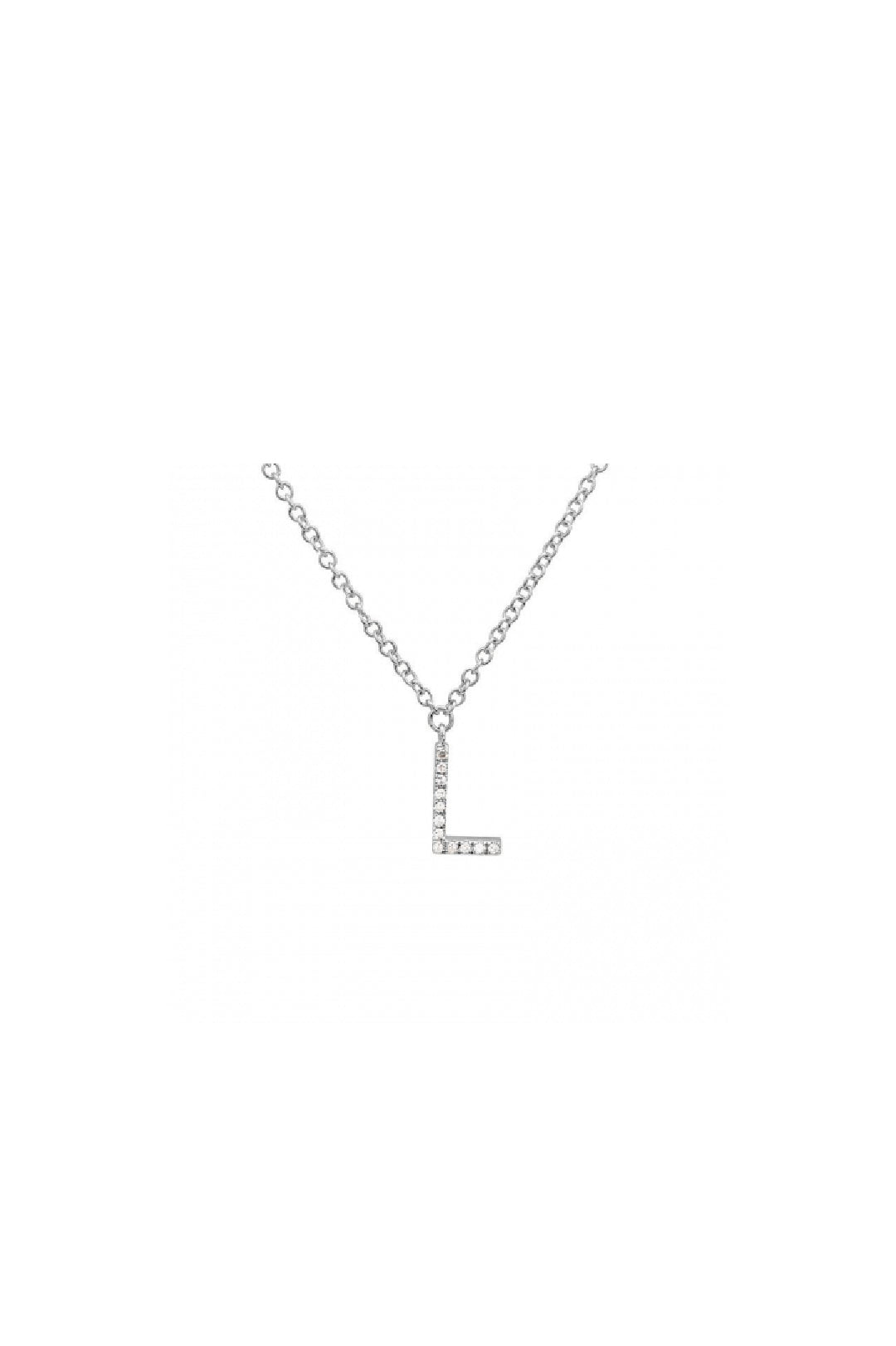 Initial Diamond Necklace