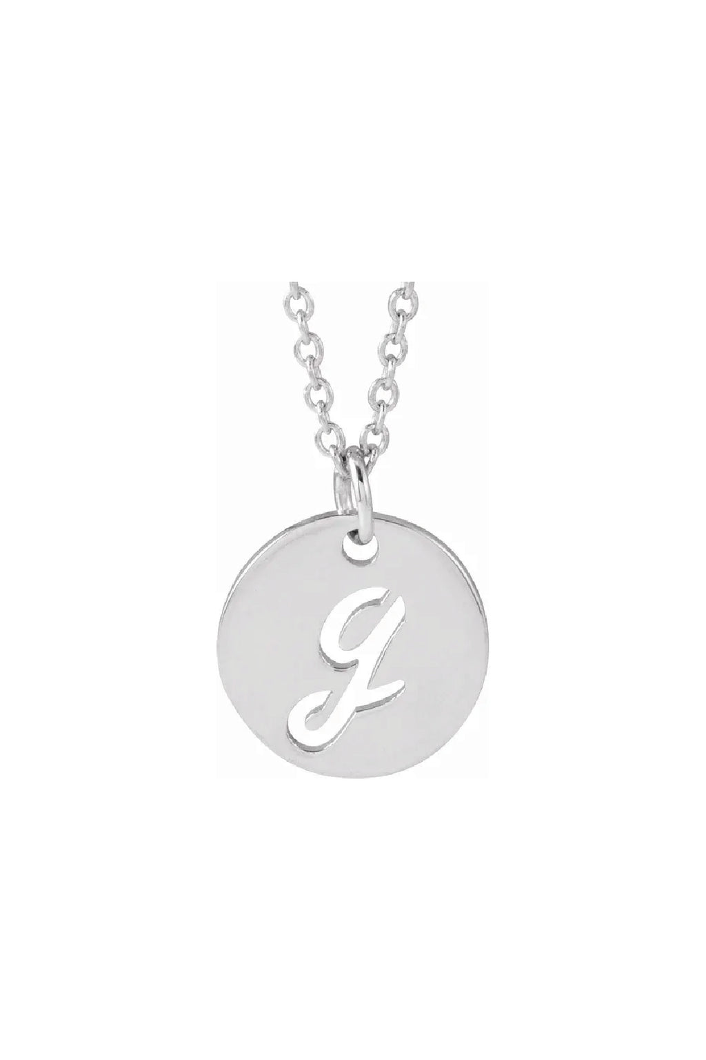 Script Initial Necklace